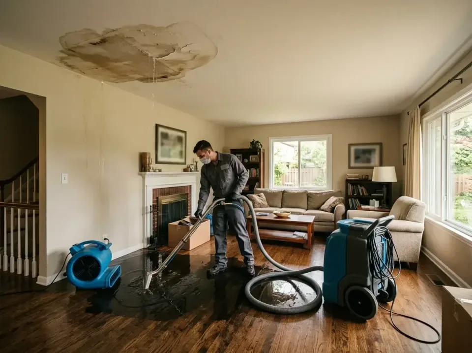 attic-pipe-burst-ceiling-drip-008 — frequently asked questions, Water Damage Restoration & Carpet Care in Crooksville, OH